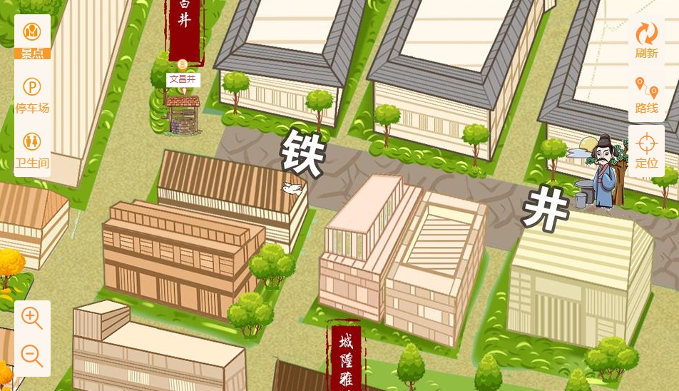 饶阳智慧景区：手绘地图与语音导览的完美融合